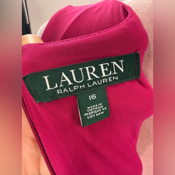 EUC Lauren Ralph Lauren Twist Front Dress - Picture 9 of 9